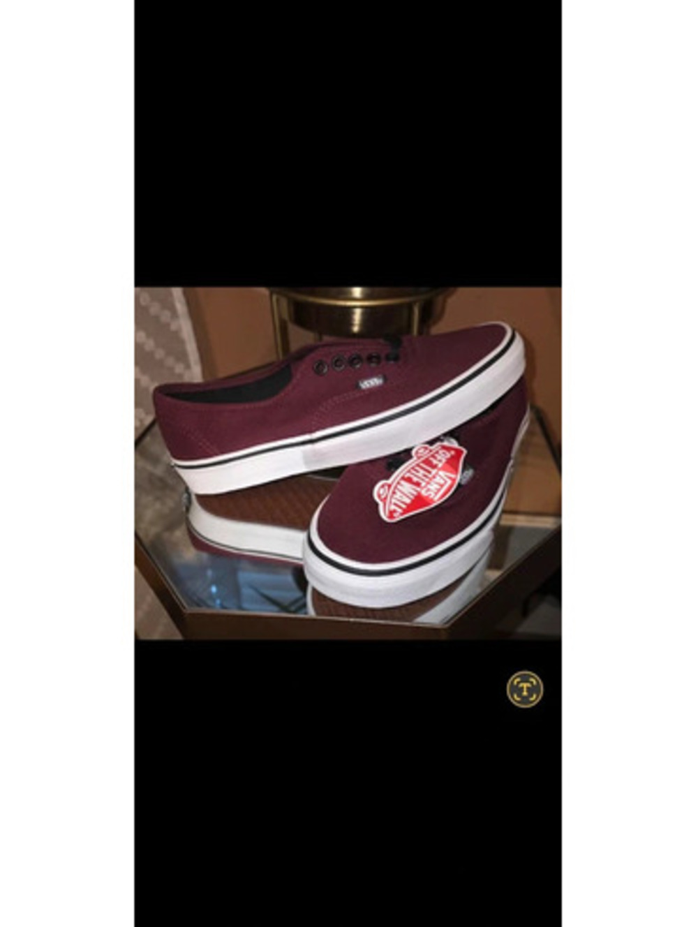 Vans - burgundy